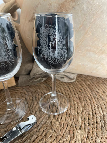 Set de vino Virgen del Rocío y Virgen del Rocío Pastora